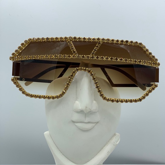 💎Sexy Rhinestone sunglasses 💎 - Picture 1 of 3